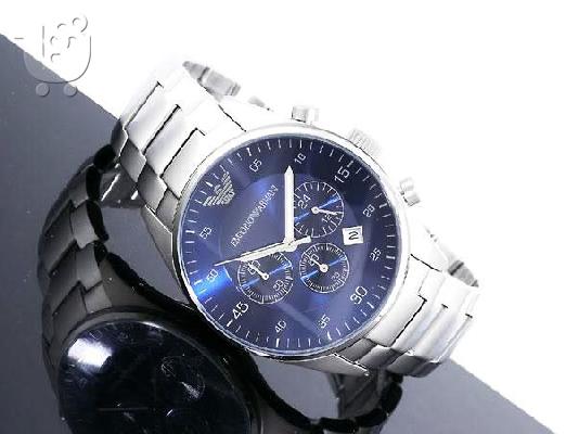 PoulaTo: Emporio Armani Mens Chronograph Stainless Bracelet Watch AR5860