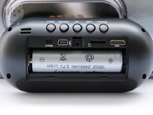 PoulaTo: Full HD κάμερα σε επιτραπέζιο ρολόι