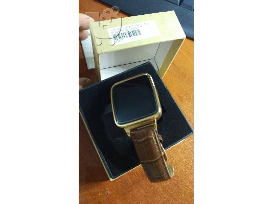 PoulaTo: Ρολοι smart watch OUKITEL A28 1.54' Bluetooth For iOS Android - Golden