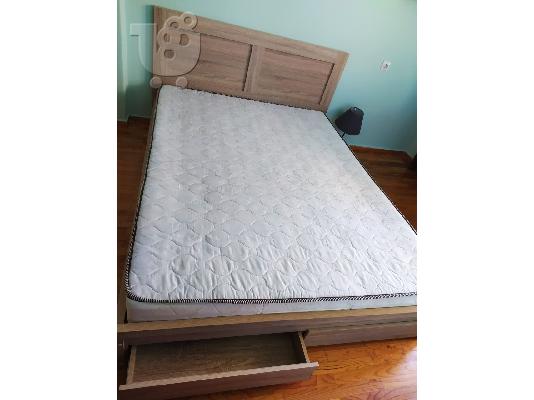PoulaTo: διπλό κρεβάτι ελάχιστα μεταχειρισμένο