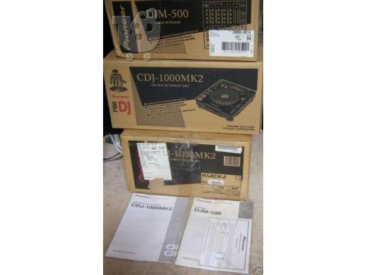 PoulaTo: 2x Pioneer CDJ-1000MK3 & 1x DJM-800 MIXER DJ PACKAGE + 1HDJ 2000 Headphones:1200Euro