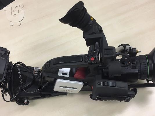 PoulaTo: Ολοκαίνουργια βιντεοκάμερα Canon XL1S, χειροκίνητο σετ 16x χειροκίνητης σέρβις XL, παρακολούθηση εστίασης & ραμμάτων 15mm
