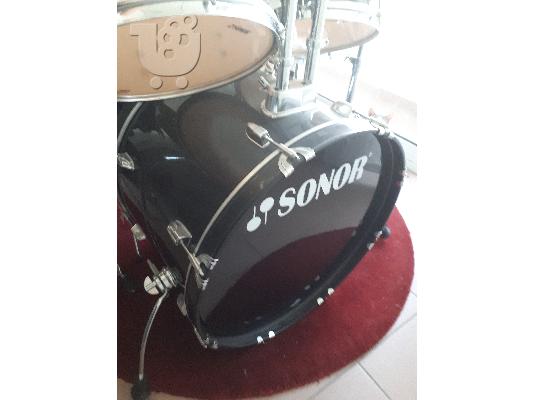 Full set Sonor Drums - black