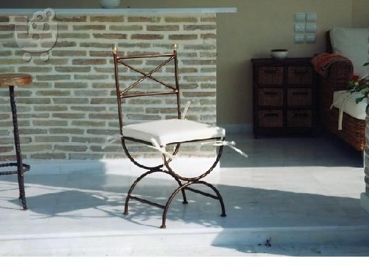 fauteuil de jardin επιπλα κηπου ομπρελες φωτιστικα βεραντας εξοχης πισινας wrought iron fu...