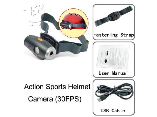 ΚΑΜΕΡΑ ΓΙΑ ΚΡΑΝΟΣ (Action Sports Helmet Camera) 
