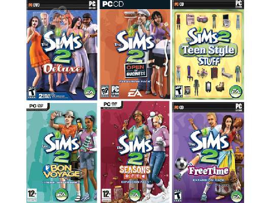 PoulaTo: Sims 2 Deluxe με 5 επεκτάσεις