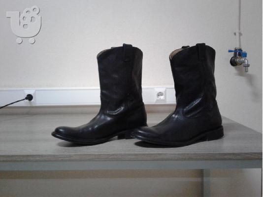 PoulaTo: Frye Men's Marco Roper Boot Leather black