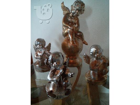 HAND MADE ART WORKS-PAINTINGS -ANGELS-SCULPTURES