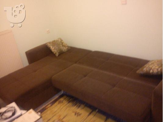 Γωνιακός καναπές-κρεβάτι
