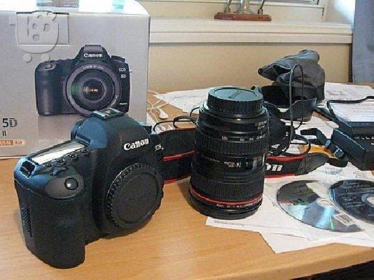 PoulaTo: Canon EOS 5D Mark II 21MP DSLR Camera+with 24-105mm IS L Lens 