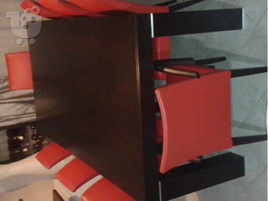 PoulaTo: Πωλείται τραπεζαρία VEGGE με καρέκλες