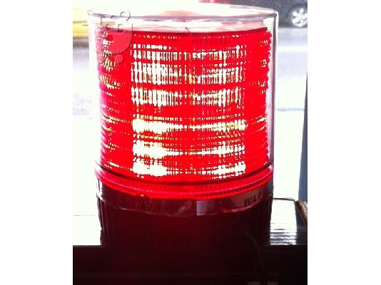 PoulaTo: Φάρος Κόκκινος LED με μαγνητική βάση