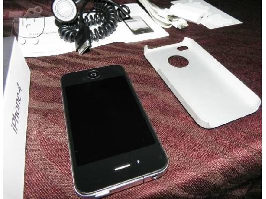 PoulaTo: Iphone 4 - Μαύρο - 16gb-Σε άριστη κατάσταση+δώρα