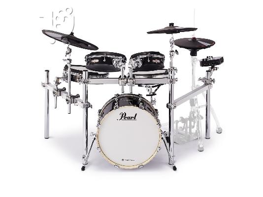 PoulaTo: Brand New Pearl e / MERGE Hybrid Ηλεκτρονικό κιτ Drum, Powered by Korg