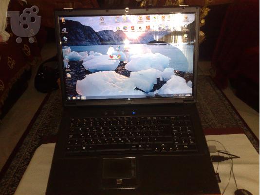 Mega laptop duo, 4gb ram, 17 mon, 9800 gtx 500HD