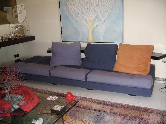 PoulaTo: πώληση 4θέσιου καναπέ, και 2  3θέσιων Iταλικής Προελ. Saporiti.