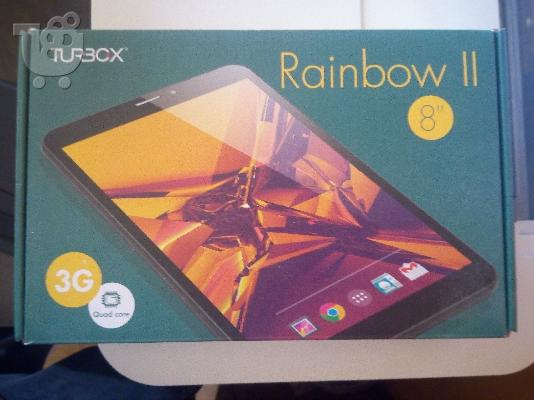 PoulaTo: Πωλείται TURBOX Rainbow II 3G 8'' Quad Core + Θήκη