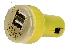 PoulaTo: Φορτιστής με 2 USB σε πρίζα αναπτήρα κίτρινο χρώμα 12-24V Κωδικός TJ-002...