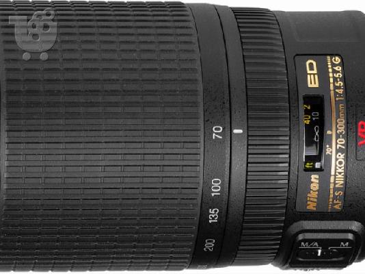 ΠΩΛΕΙΤΑΙ ΤΗΛΕΦΑΚΟΣ NIKON zoom   AFS NIKKOR VR 70 – 300 mm 1:4.5 - 5.6