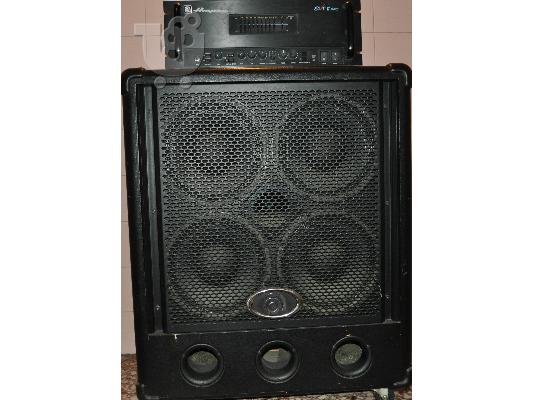 PoulaTo: Πωλείται ενισχυτής μπάσου ampeg svt 2 pro μαζί με ηχείο.