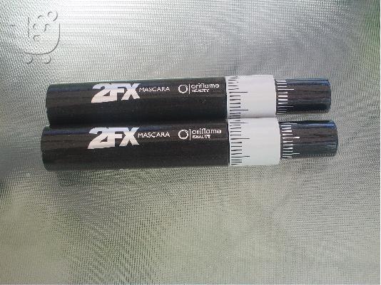 PoulaTo: Mascara 2FX ( για μήκος και όγκο με διπλό βουρτσάκι) / 2 τεμάχια