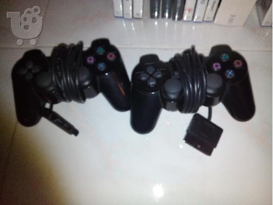 Playstaiton 2 slim με 14 παιχνίδια.