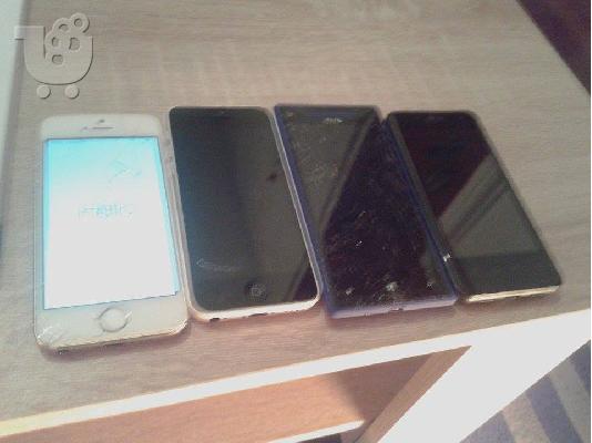 2 iphone- iphone 5c 8 gb kai iphone 5s 16gb Lg optimus & htc