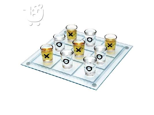 PoulaTo: Τρίλιζα (Tic Tac Toe) με σφηνάκια