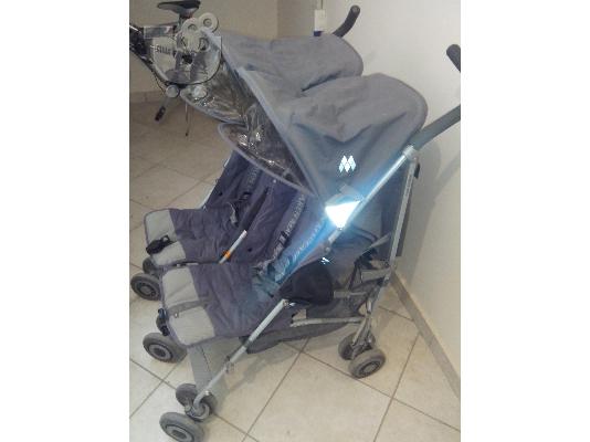 καροτσι διδυμων maclaren,ποδηλατακια,αλαξιερα
