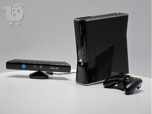 PoulaTo: Xbox 360 4GB & Kinect Sensor & Wireless Controller + 11 original games