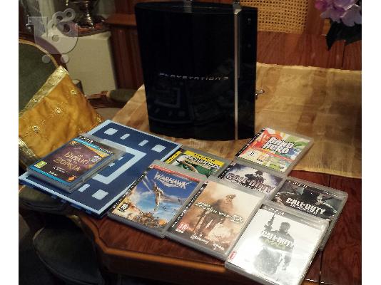 PoulaTo: PS3 40GB + 8 ΠΑΙΧΝΙΔΙΑ