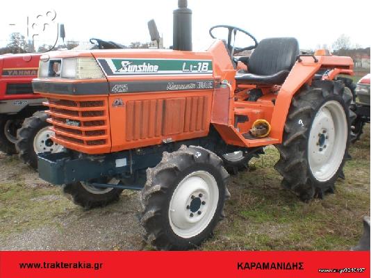 PoulaTo: Τρακτέρ Kubota SUNSHINE L1-18  Καραμανίδης