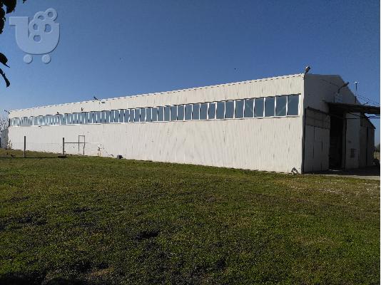 Επαγγελματικός χώρος 700 τ.μ μέ βοηθητικό κλειστό 240 τ.μ  στο Λαγκαδά Θεσσαλονίκης...