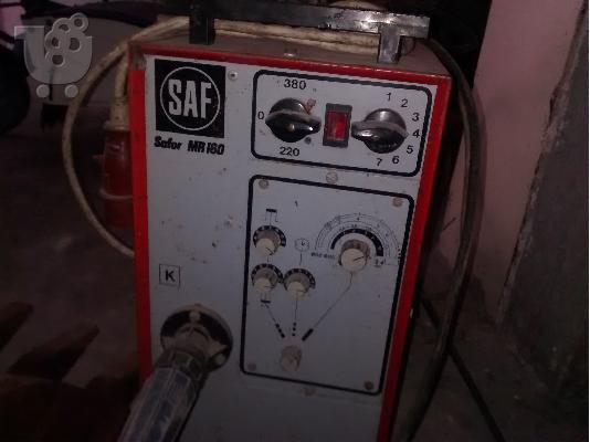ηλεκτροσυγγοληση συρματος αργκον saf mr 160 230/380v