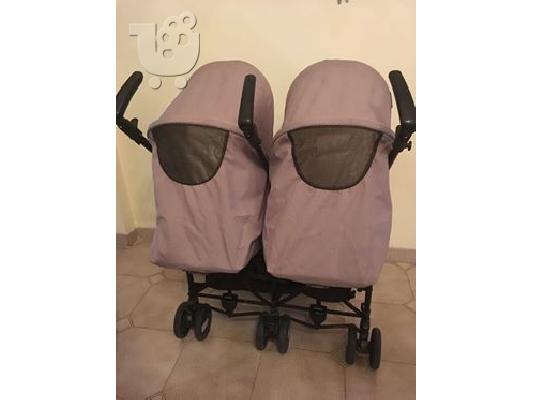 Καρότσι διδύμων Peg Perego Pliko Mini Twin Beige
