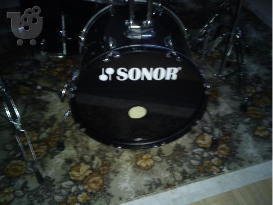 sonor force 505 και πολλα αξεσουαρ