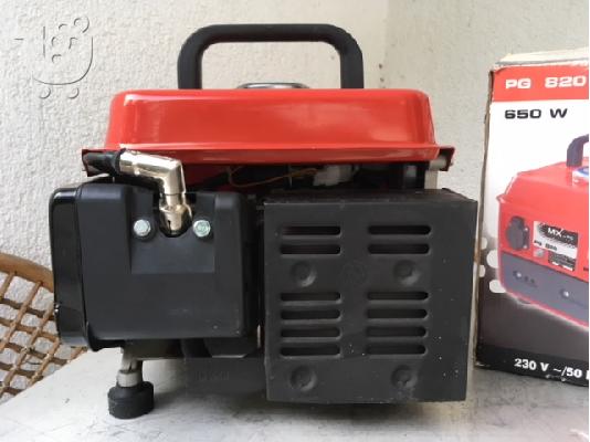 ΓΕΝΝΗΤΡΙΑ Βενζινης 650 W 230V 50 Hz & 12v d.c  αριστη κατασταση...