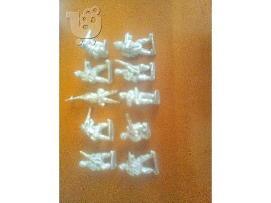 PoulaTo: WWII BRITISH PARATROOPS Χ 10 ΦΙΓΟΥΡΕΣ ΜΕΤΑΛΛΟ FOUNTRY 28mm