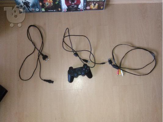 PS3 SOUPER SLIM + 8 GAMES!!