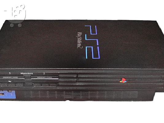 PoulaTo: PS2 + 29 top games + τιμονιερα + 2x 8mb καρτες μνημης +++