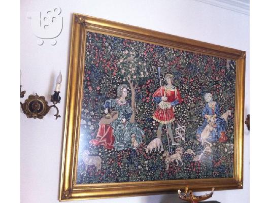 PoulaTo: Κεντητό εργόχειρο σε πίνακα