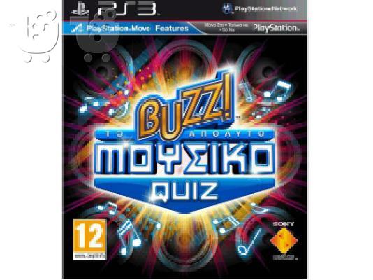 2 ΧΕΙΡΙΣΤΗΡΙΑ PLAYSTATION MOVE+CAMERA EYE +BUZZ ΜΟΥΣΙΚΟ ΚΟΥΙΖ