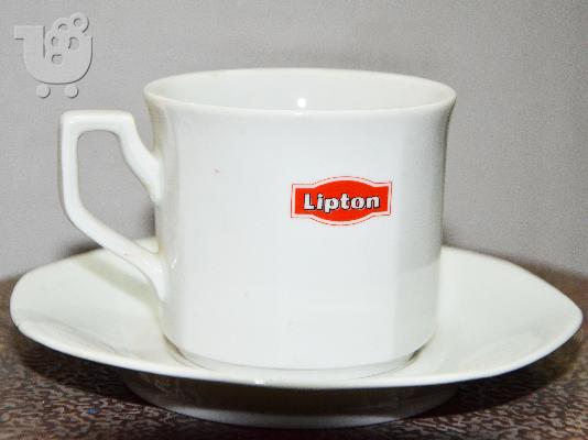 PoulaTo: Σετ φλυτζάνι lipton με πιατάκι