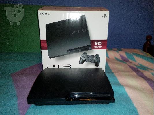 PS3  160gb Μεταχειρισμενο+2αυθεντικα χειριστηρια +17 παιχνιδια...