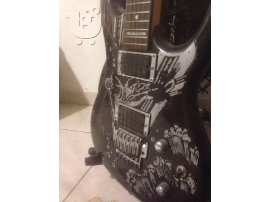 Ibanez JS100 Satriani silversurfer ΣΚΟΤΩΜΑ +2 ζωνες