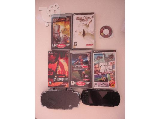 PoulaTo: PSP 3004 slim + 6 games