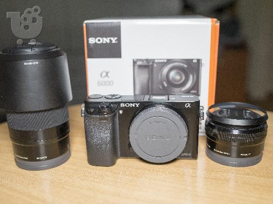 Πωλειται Sony a6000 kit 24mgpixel