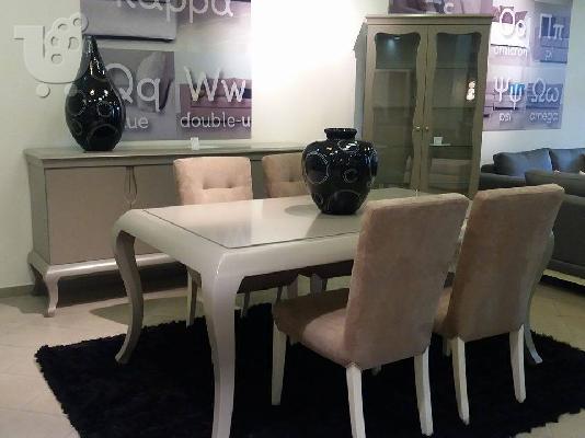 SET ΤΡΑΠΕΖΑΡΙΑ ΜΕ ΜΠΟΥΦΕ ΚΑΙ ΒΙΤΡΙΝΑ 1400€