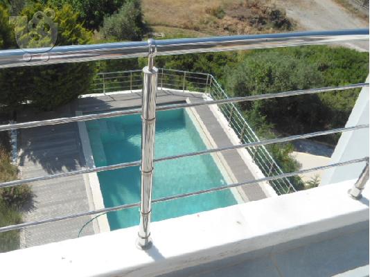 ΚΑΓΚΕΛΑ INOX ΓΙΑ ΜΠΑΛΚΟΝΙ , ΤΑΡΑΤΣΑ, ΠΙΣΙΝΑ, ΚΗΠΟ