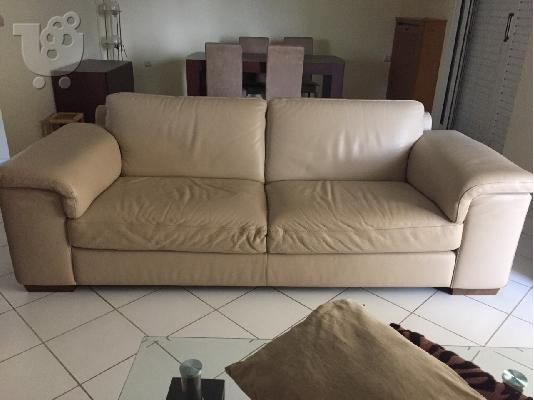 ΔΕΡΜΑΤΙΝΟΙ ΚΑΝΑΠΕΔΕΣ NATUZZI&NATUZZI προς πώληση